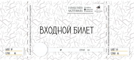 Билет на обычное посещение