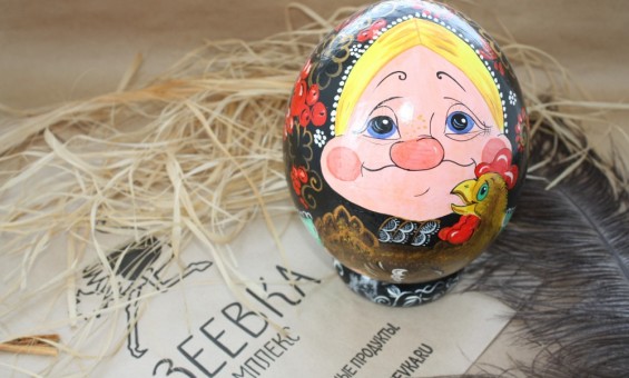 Декоративное яйцо страуса