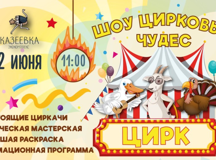 Семейный праздник &quot;Шоу цирковых чудес&quot;